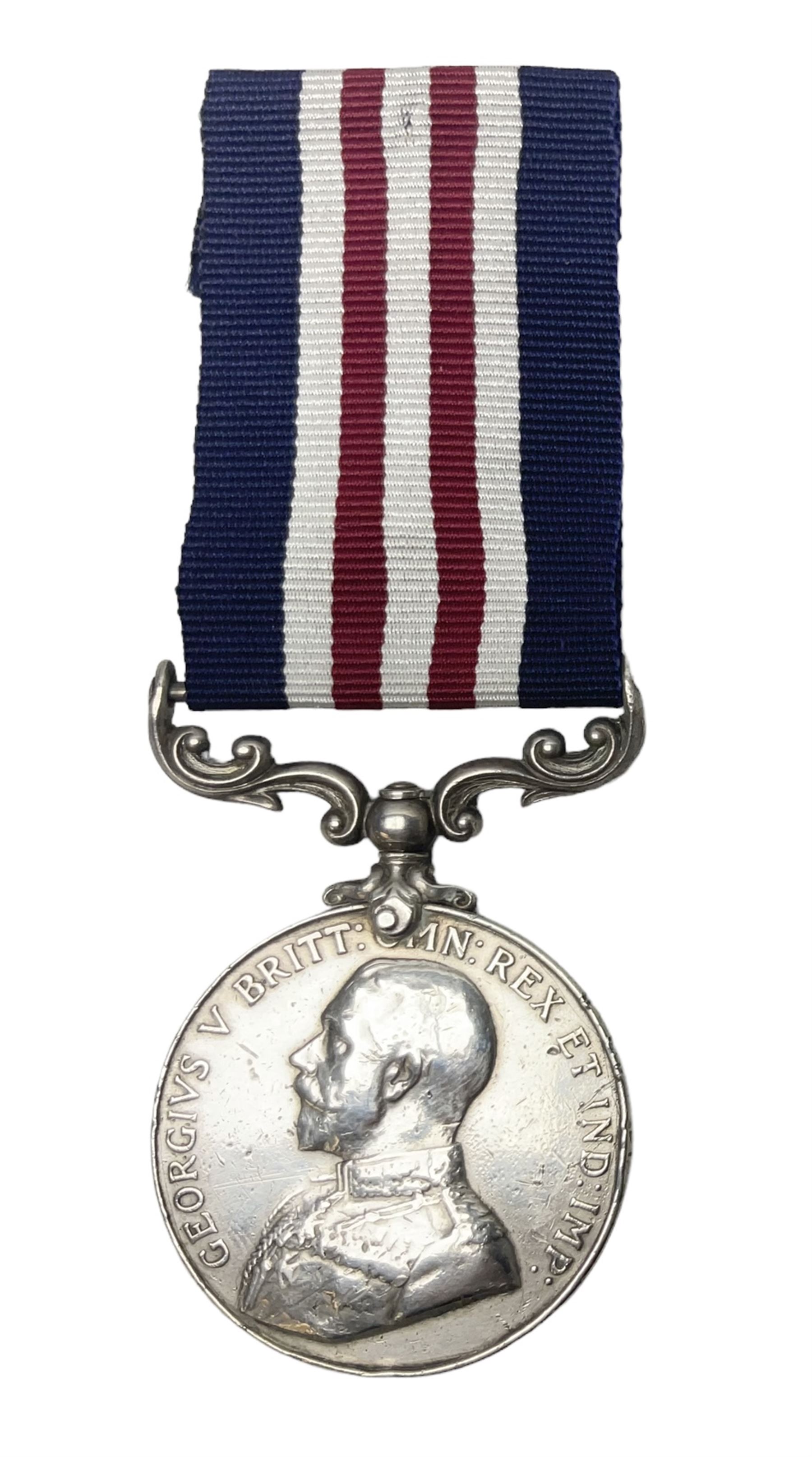 George V Military Medal awarded to S-9486 Pte. W. Evans 9/Gord. Hdrs.; with ribbon