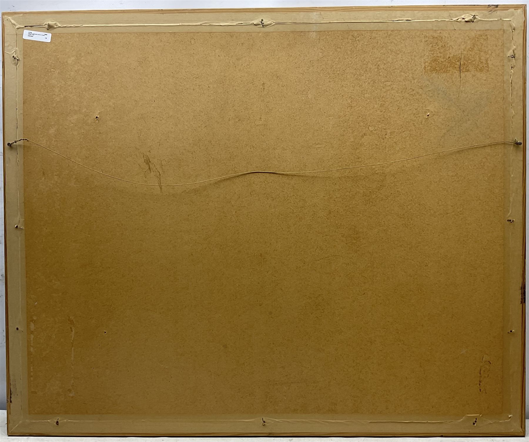 David James Carr (Northern British 1944-2009): Continental Bridge and Temple, watercolour and oil pastel on paper signed 54cm x 75.5cm 