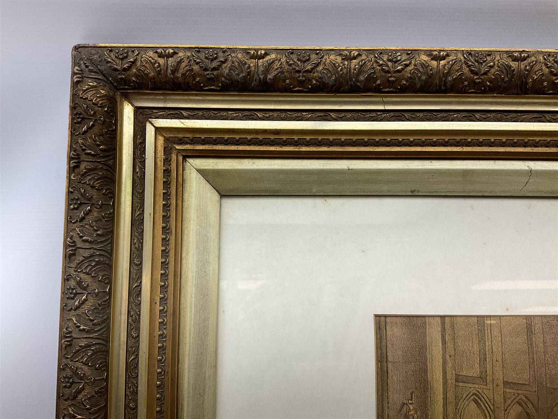 Samuel Cousins RA (British 1801-1887) after Sir Edwin Henry Landseer RA (British 1802-1873): 'Bolton Abbey in the Olden Time', coloured mezzotint 44cm x 56cm