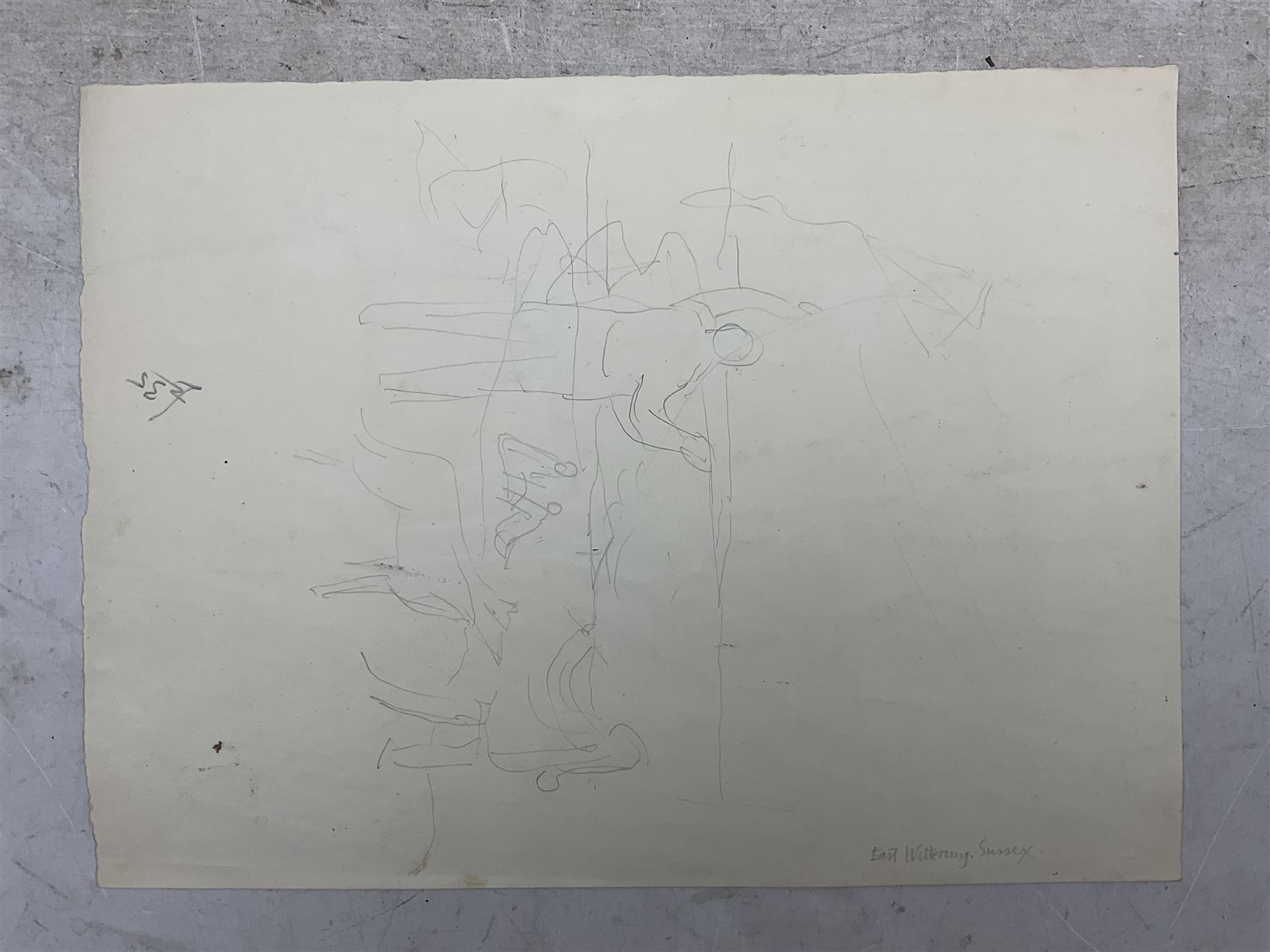 Frederick George Austin (British 1902-1990): 'East Wittering - Sussex', watercolour signed titled and dated 1954, 28cm x 38cm (unframed)
Provenance: direct from the granddaughter of the artist