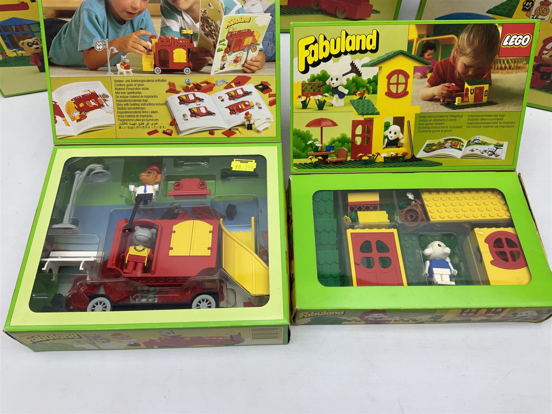 Lego Fabuland - twelve 1980s sets nos.3641, 3644, 3645, 3654, 3659, 3660, 3662, 3664, 3666, 3667, 3668 and 3669; all boxed (12)