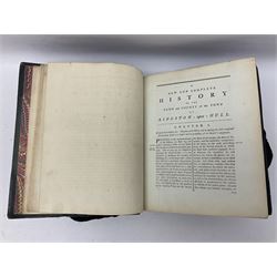 Hadley George, A New and Complete History of the Town and County of the Town of Kingston-upon-Hull; T. Briggs Hull 1788, frontispiece and other engraved plates