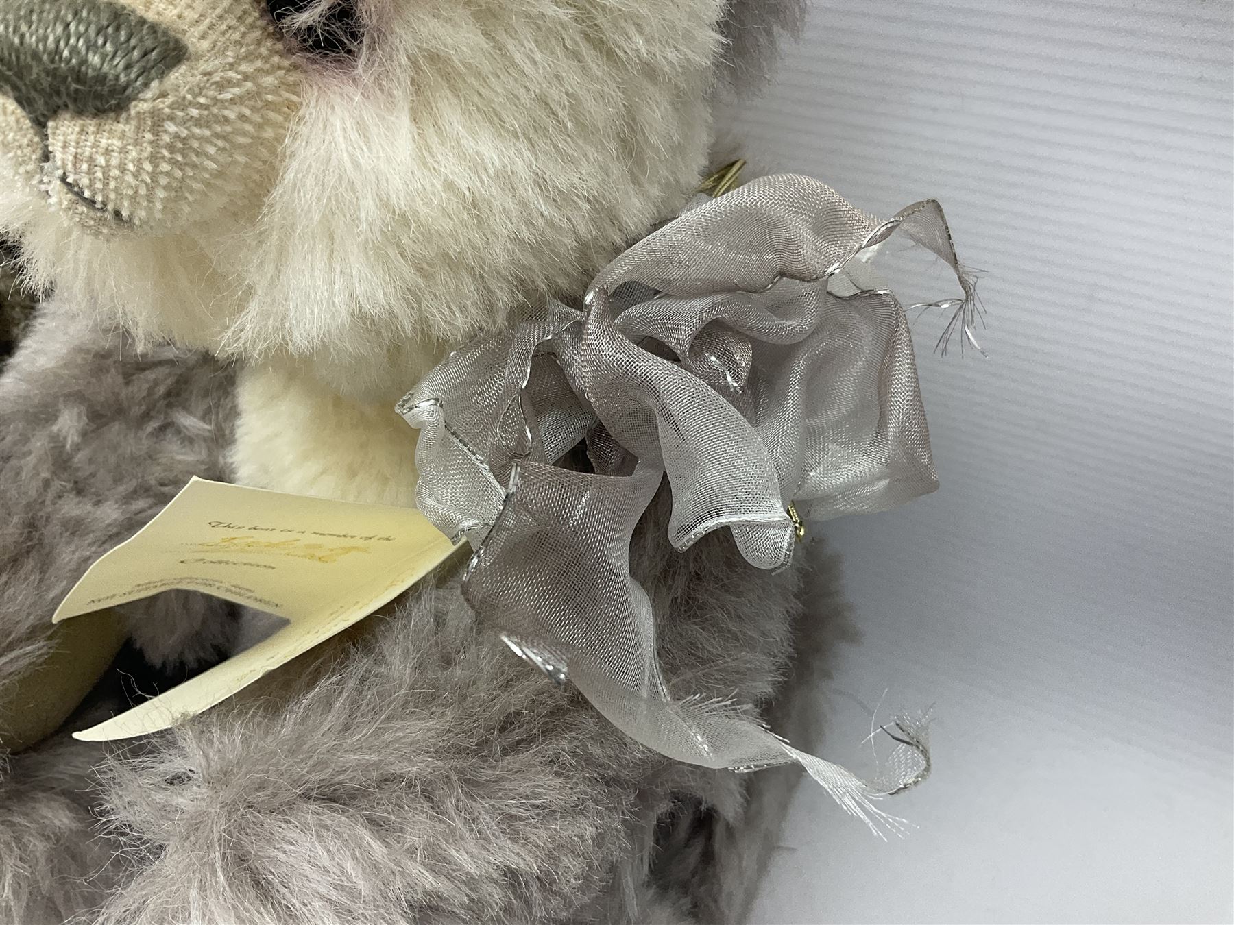 The Cotswold Bear Company - three limited edition teddy bears comprising ‘Lucas’ no. 1/1 H37cm and ‘Stonehenge’ no. 2/15 H39cm, both from the Back to the Wild Cub collection; and ‘Monsoon’ no. 3/10 H34cm from the Safari collection; all with original labels and purchase receipts (3) 