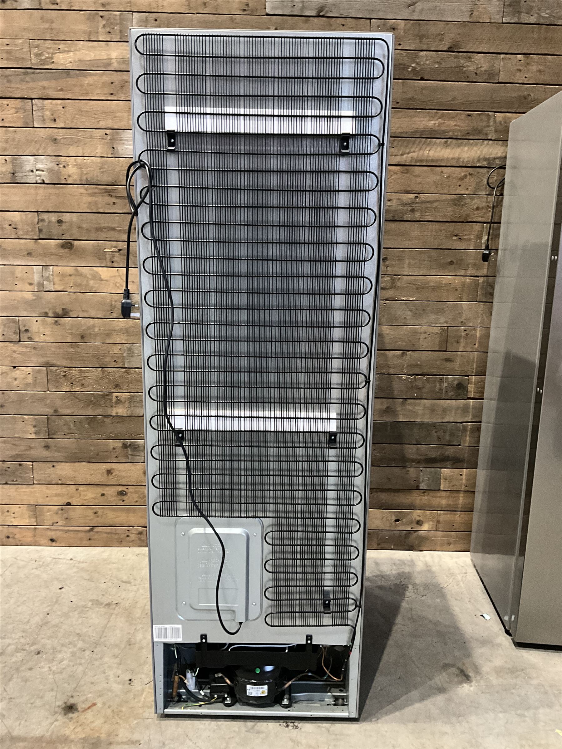 Kenwood upright freezer, eight drawers with ice box, grey finish