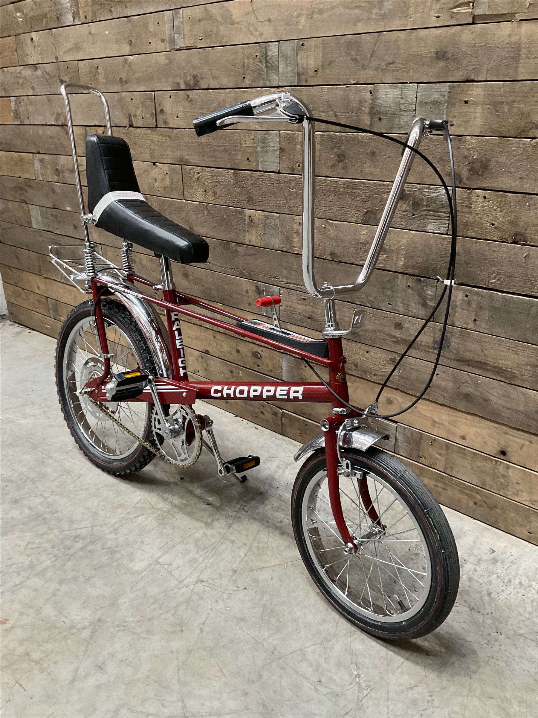 Raleigh Chopper Mk2 Arrow Wedge bicycle, fully restored and rechromed