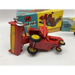 Corgi - Massey-Ferguson 780 Combine Harvester no.1111 and Corgi Massey-Ferguson 65 Tractor with Shovel no.53; both in original boxes 