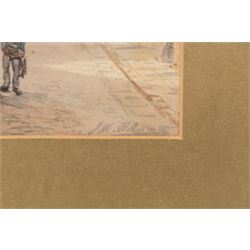 John Wynne Williams (British fl.1900-1920): Whitehead Hill and St Marys Steps, pair watercolours signed 24cm x 15cm; Austen Smith (British Early 20th Century): View towards Scarborough Castle, watercolour signed and dated 1913, 10.5cm x 17.5cm; A Smith (British Early 20th Century): Scarborough Harbour Scenes, pair watercolours signed 22cm x 34.5cm (5)