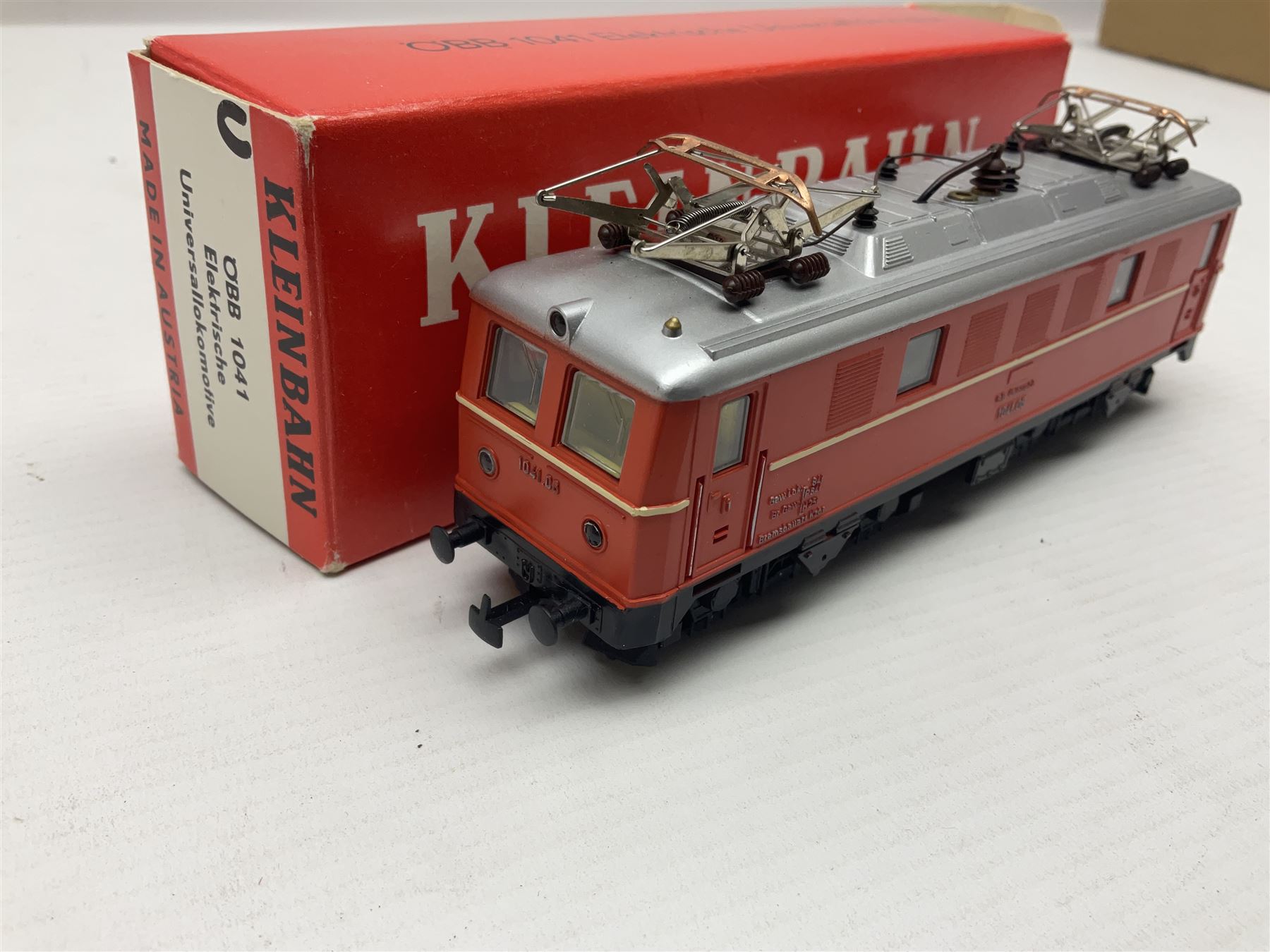 Kleinbahn HO gauge - three locomotives 2062 Diesel-Verschublokomotive; OBB 1041 Elektrische Universallokomotive; all  boxed (3)