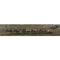 Walter Pemberton (British exh.1911-1921): Working Horses, oil on canvas signed 69cm x 90cm