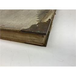 Six 19th century leather bound books of music comprising Graduale Juxta Missale Romanum and Antiphonarium Romanum. Both 1828 Divione; Graduel Romain and Psautier Romain. Both 1859 Digne/Paris; Graduel Romain. 1872 Marseille; and Missale Romanum. 1853 Mechliniae (6)