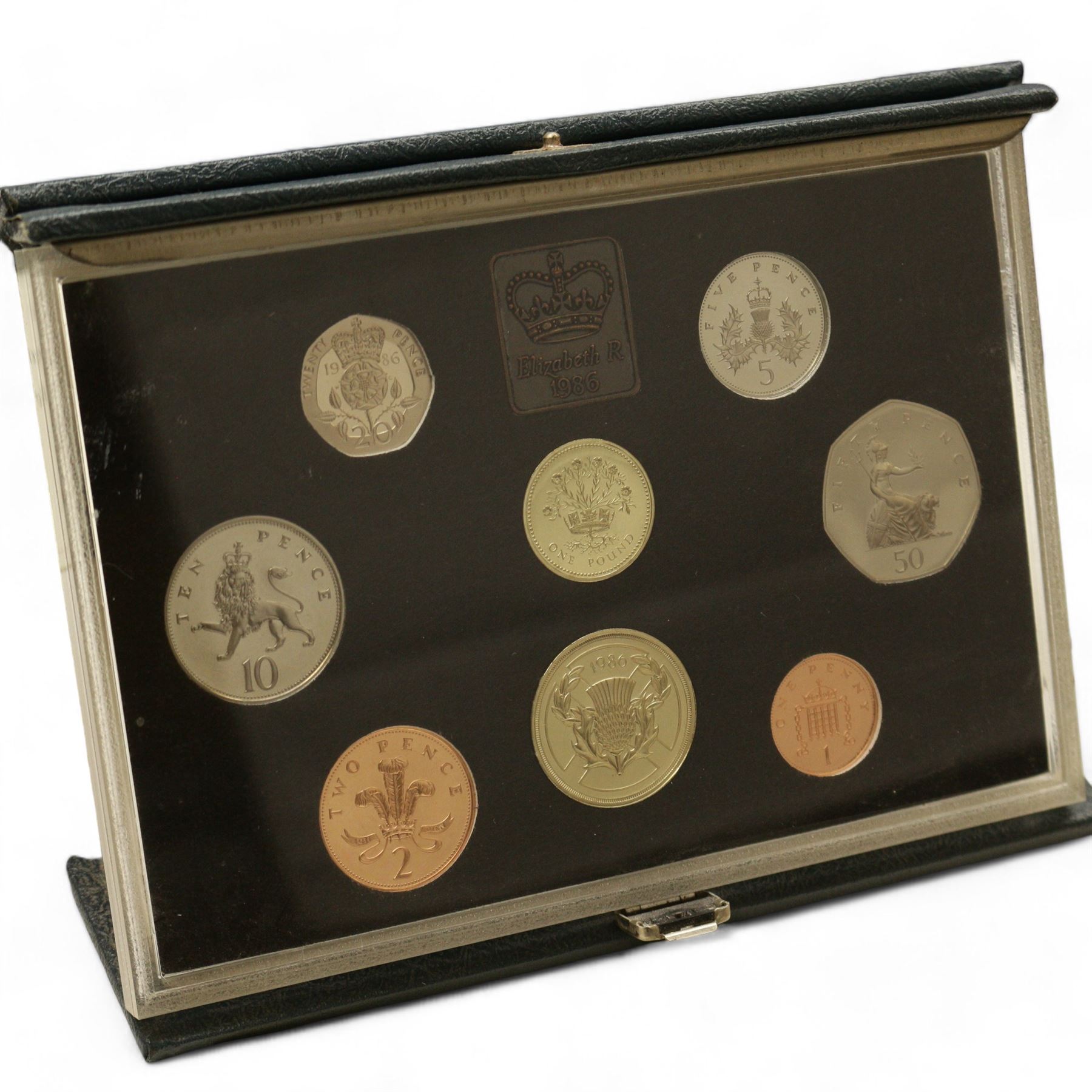 Great British and World coins, including six The Royal Mint United Kingdom proof coin collections, dated 1984, 1986, 1992, 1994, 1997, 1998 cased with certificates, 1990 '90th Birthday' silver proof crown, various pre 1947 silver coins, other pre-decimal coinage, Bhutan 1979 silver proof three ngultrum, Maria Theresa restrike silver thaler, two United States of America 1964 Kennedy half dollars etc and various banknotes with The Royal Bank of Scotland one pound 3rd January 1967, United States of America one dollar note series 1963 A etc
