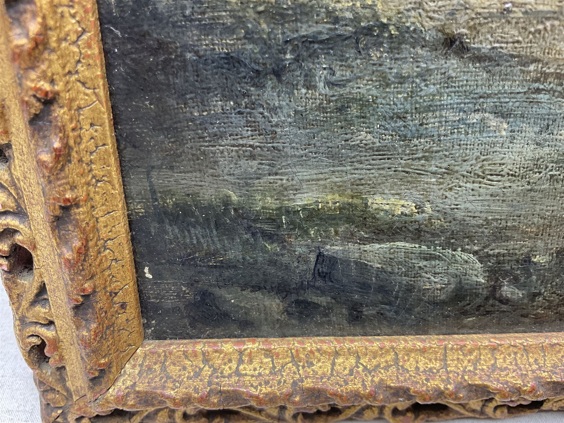 William Anslow Thornley (British fl.1858-1898): Shipping at Tynemouth, oil on canvas signed 35cm x 29cm