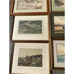 Collection of early 20th century watercolours, artists including Robert Thorne Waite, George Graham, Kershaw Schofield, Joseph Pighills, Max Ludby, Tom Campbell, Robert Winchester Fraser, Thomas Sidney, Robert Winchester Fraser, Cuthbert Crowley, J Hill, etc