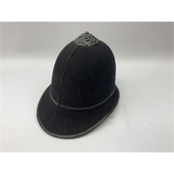  Hull City Police - Christys London helmet with king's crown night plate and a peaked cap (2)  