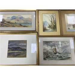 Collection of principally early 20th century watercolours, artists including George Sykes, David James Carr, W Hamilton Booth, Kate Patterson, C Maurice, J Russell, etc