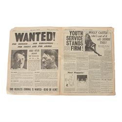 Daily Mirror 'First day of War' newspaper Monday 4th September 1939
