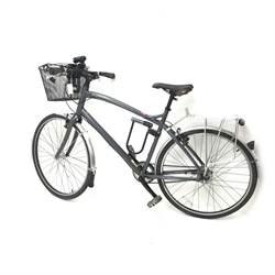 Specialised adults bicycle, large frame, eight speed easy hub, fitted D lock, lights and helmet