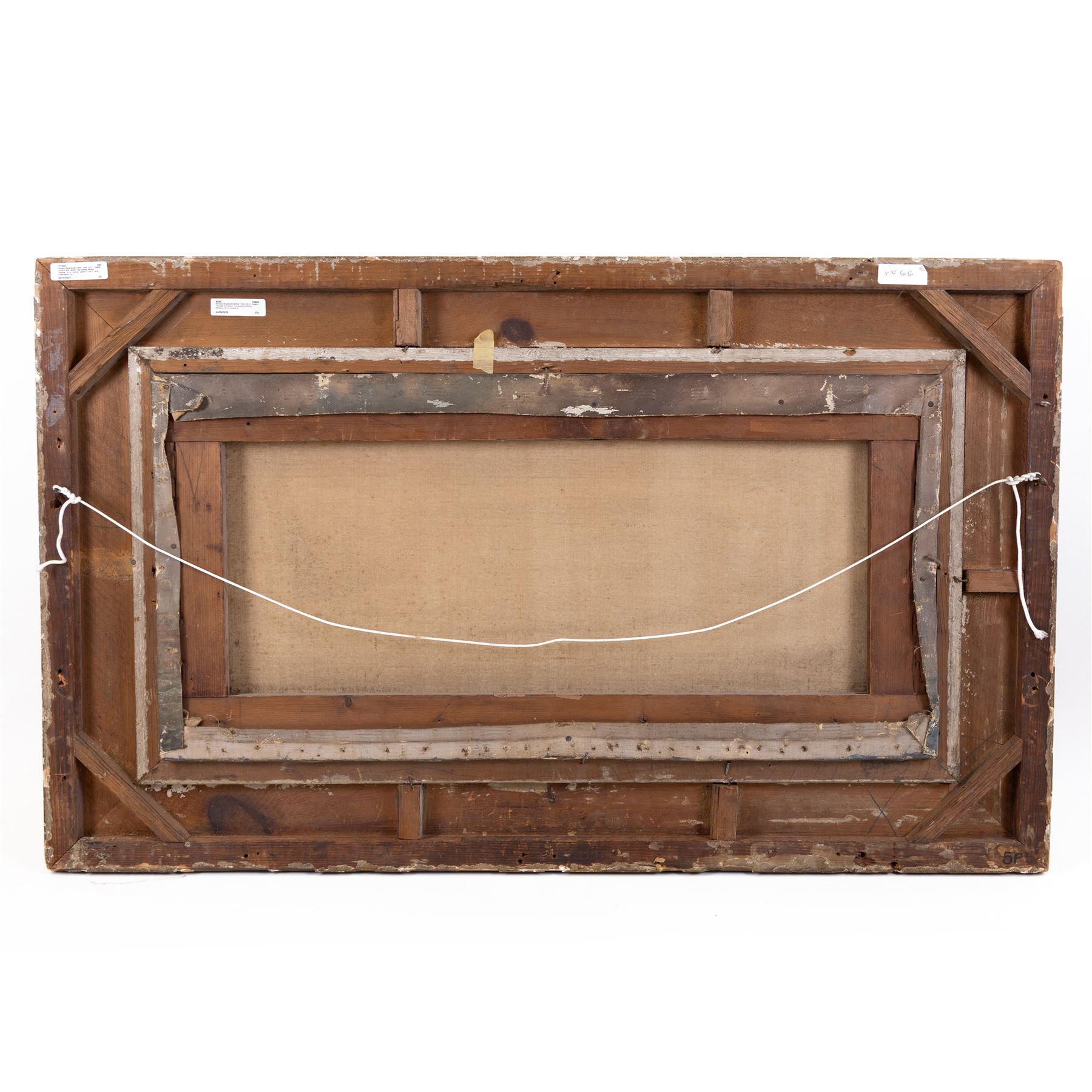 Richard Weatherill (British 1844-1923): Sailing Vessels and Steam Tug leaving Whitby Harbour, oil on canvas signed 37cm x 75cm 
Provenance: private collection, purchased David Duggleby Ltd 6th November 2020 Lot 97