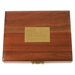 The Birmingham Mint 'Royal Palaces' set of twelve silver ingots, cased with certificate