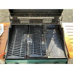 Winchester 3 burner hooded Gas BBQ with two bottles - THIS LOT IS TO BE COLLECTED BY APPOINTMENT FROM DUGGLEBY STORAGE, GREAT HILL, EASTFIELD, SCARBOROUGH, YO11 3TX