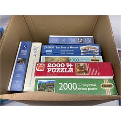 Quantity of boxed jigsaw puzzles