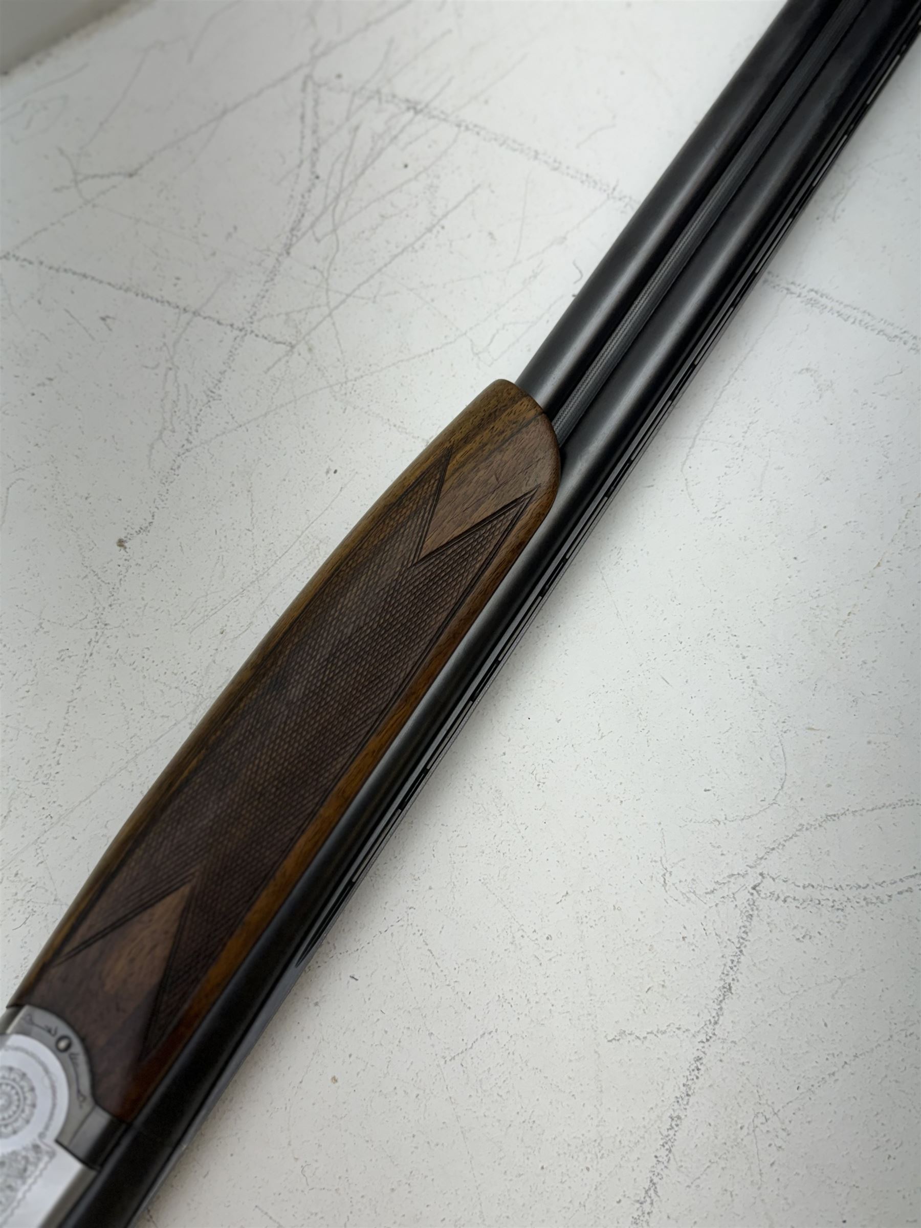 SHOTGUN CERTIFICATE REQUIRED - Italian Beretta S56E 12-bore over under shotgun, double trigger 71cm (28