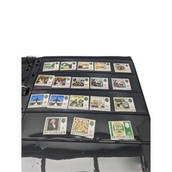 Mostly King George VI and Queen Elizabeth II Commonwealth or Empire stamps, including QEII British Solomon Islands, Pitcairn Islands, Seychelles, Sierra Leone, Mauritius, Guernsey etc, KGVI Turks and Caicos Islands, Falkland Islands Dependencies etc, mixture of mint and used values with some higher values