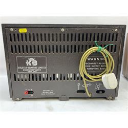 1950s Telefunken Deutschland TFK Model 2663WK radio in mahogany case with Bakelite knobs, Rees Mace Marine walnut cased radio, W50cm H34cm D26cm, together with 1955 Kolster-Brandes KB LR10FM radio and Hacker Mayflower II radio (4)