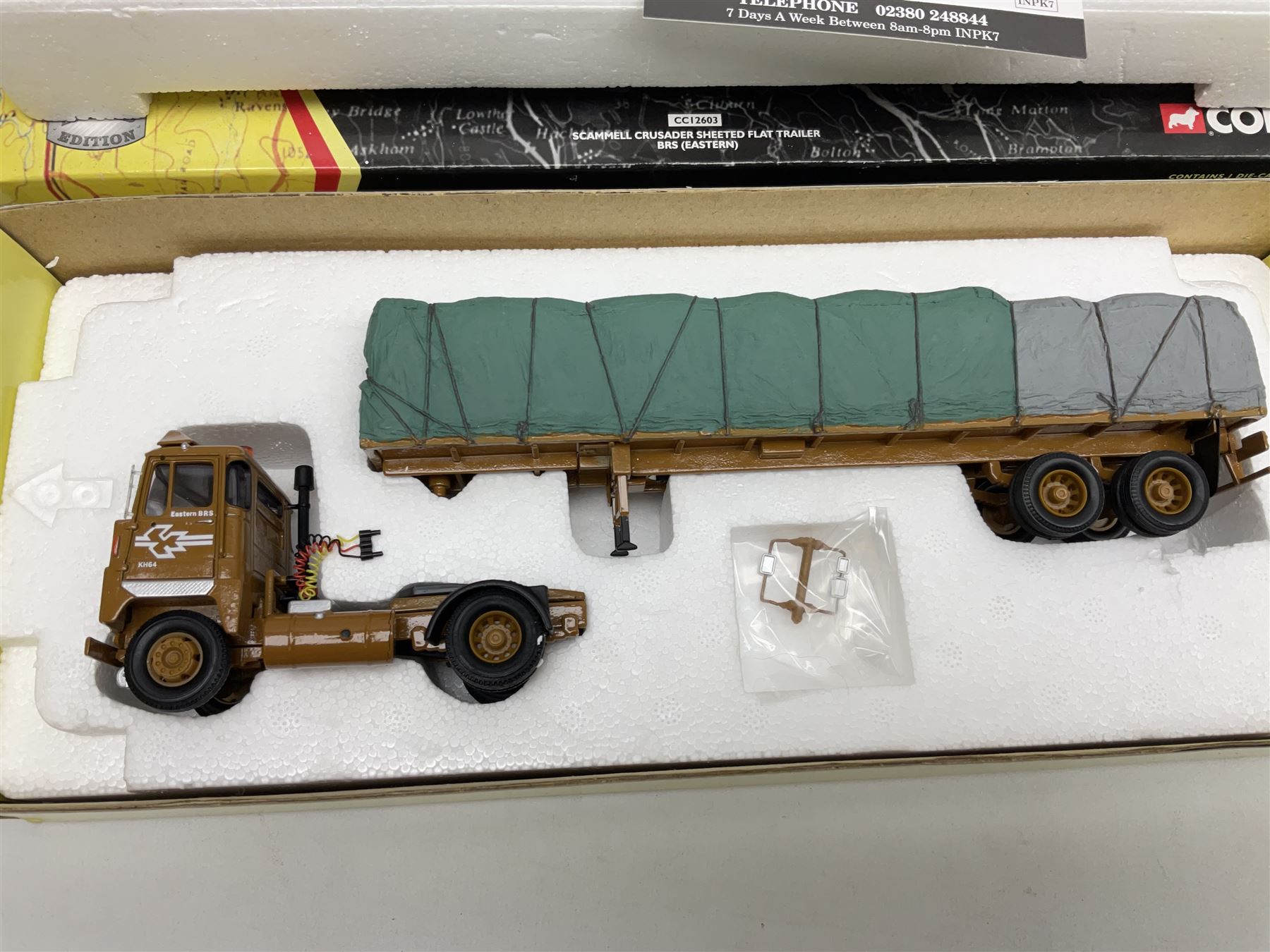 Collection of Corgi die-cast models including British Road Services, Scammell Crusader Sheeted Flat Trailer; CC12603 and five others, three London Brick models, together with various Corgi Classics models, all boxed (17)