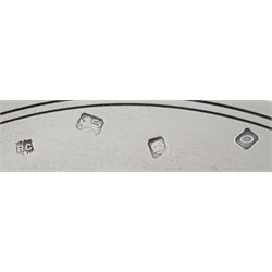 Silver Armada dish by William Comyns & Sons Ltd, London 1969, approx 8.9oz