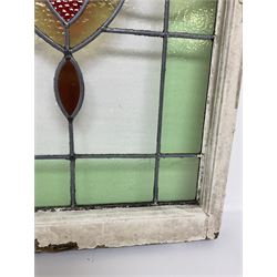 Stained glass window, L84cm