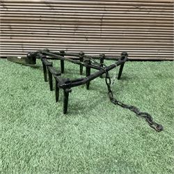Small cast iron plough - THIS LOT IS TO BE COLLECTED BY APPOINTMENT FROM DUGGLEBY STORAGE, GREAT HILL, EASTFIELD, SCARBOROUGH, YO11 3TX