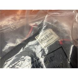 Ex shop stock - three Karen Millen ladies long black wool coats, size 18; four pairs of Rocket Dog ladies leather boots, size 8; and five pairs of Aubin gents trousers, sizes 30-36 (12)