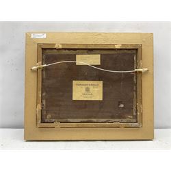 Henri Joseph Harpignies (French 1819-1916): 'Le Pecheur', oil on mahogany panel signed 26cm x 34cm
Provenance: East Yorkshire private collection; with Thomas Agnew & Sons, Old Bond Street, labelled verso No.25450 

