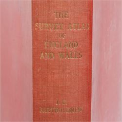 J.G. Bartholmew -  'Survey Atlas of England & Wales'.produced under the patronage of the Royal Geographical Society 1903, large folio in original boards