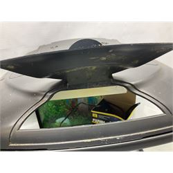 Two fish aquariums, comprising Interpet Aquapod LED starter kit 45l and PAH Fishbox 48l, with various accessories, tallest H40cm