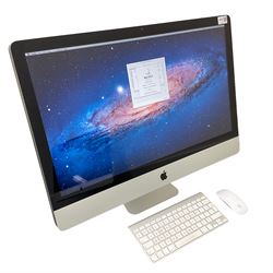 Apple iMac 27'' mid 2011 3.4 Ghz Intel Core i7 computer, 8 GB; together with mouse and keyboard 