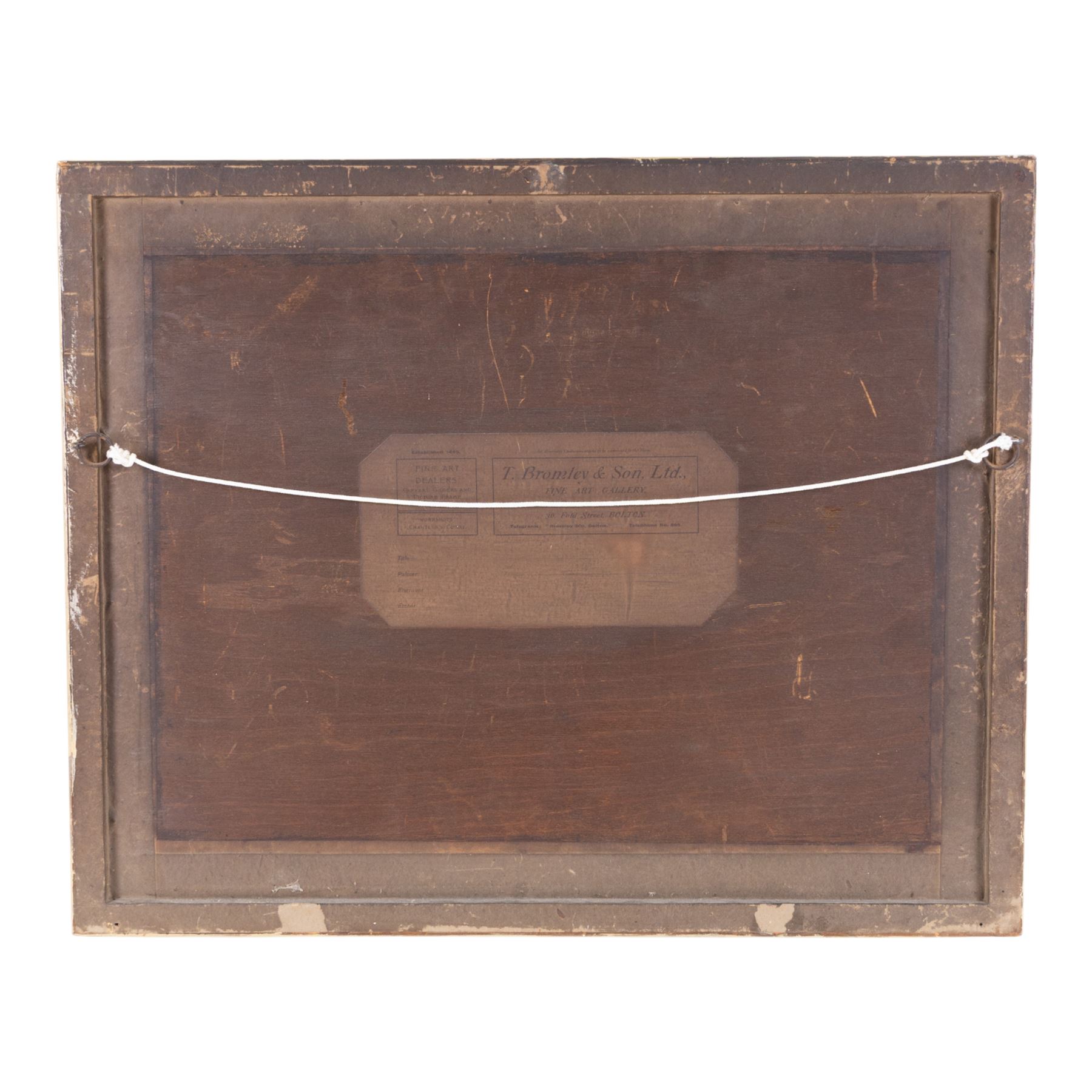 Albert Moulton Foweraker (British 1873-1942): Moonlit Spanish Courtyard with Figures beside a Fire, watercolour signed 25cm x 35cm