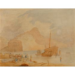 After Francis Nicholson (British 1753-1844): Robin Hood's Bay, watercolour unsigned 24cm x 31.5cm 