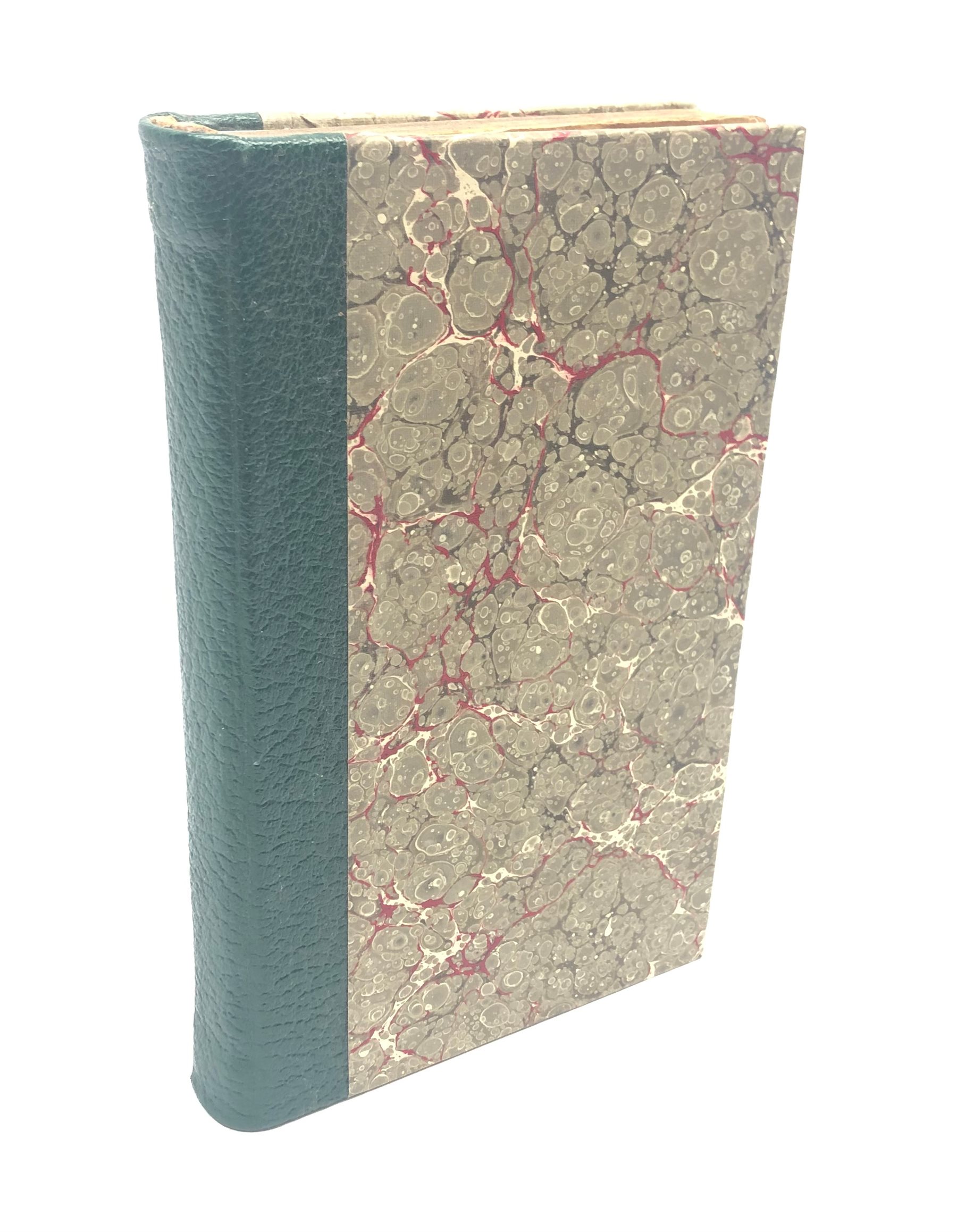  Gay J: The Fables of Mr John Gay, Complete in Two Parts, with Cuts by T Bewick of Newcastle, 1811 T Wilson Ousegate York, rebound with leather spine, marbled paper covered boards and new end papers, 1vol  