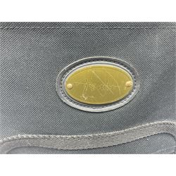 2009 Fender Telecaster electric guitar in black, retro fitted with Charlie Christian copy pick-up, serial no.MZ9546274; L98cm; in Fender soft carrying case