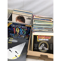  Quantity pop vinyl incl Kate Bush, Electric Light Orchestra, Prince, John Lennon, Beegees, Diana Ross, Toto, Blondie, Soft Cell, David Bowie, The Pretenders, and various other compilations, soundtracks, classical and country records  