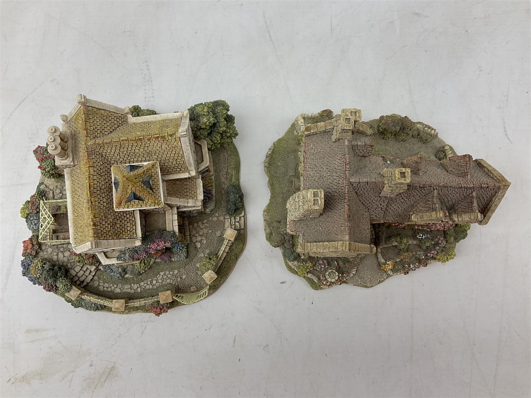 Five Lilliput Lane models comprising Bluebell Farm, Anne Hathaway 1989, Armada House, Green Gables and Summer Days, all boxed