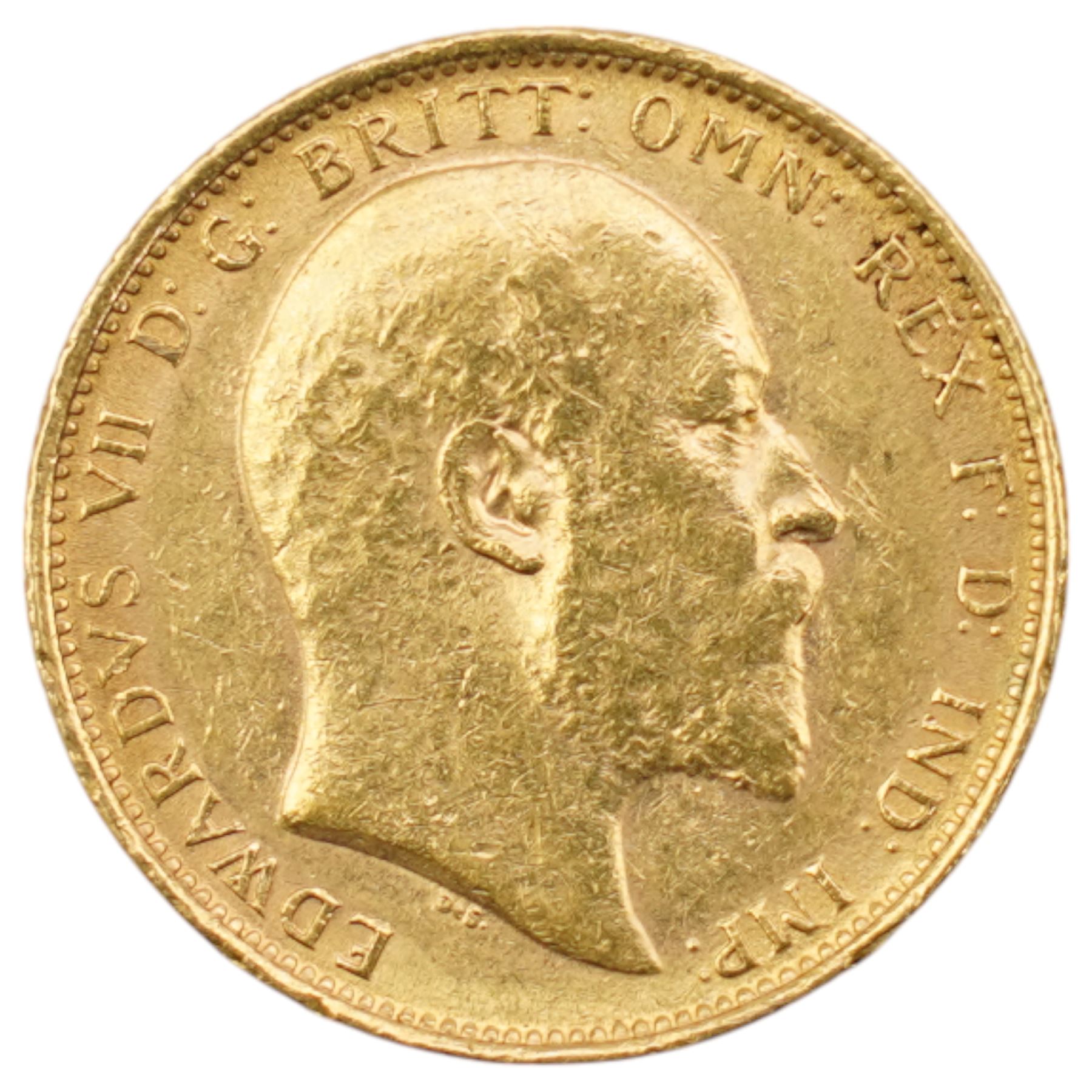 King Edward VII 1905 gold full sovereign coin