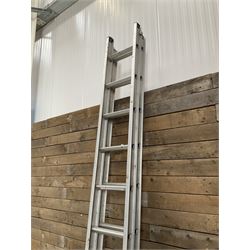 Abru Starmaster DIY aluminium extending ladders - 3.13m closed, 5.56m extended
