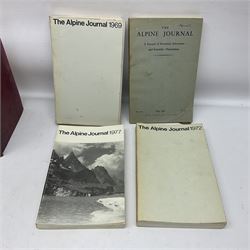 Alpine Journal (The): A Record of Mountain Adventure and Scientific Observation, 23 volumes, together with the Alpine Club Register 1864-1876 and In Praise of Switzerland being the Alps in Prose and Verses  