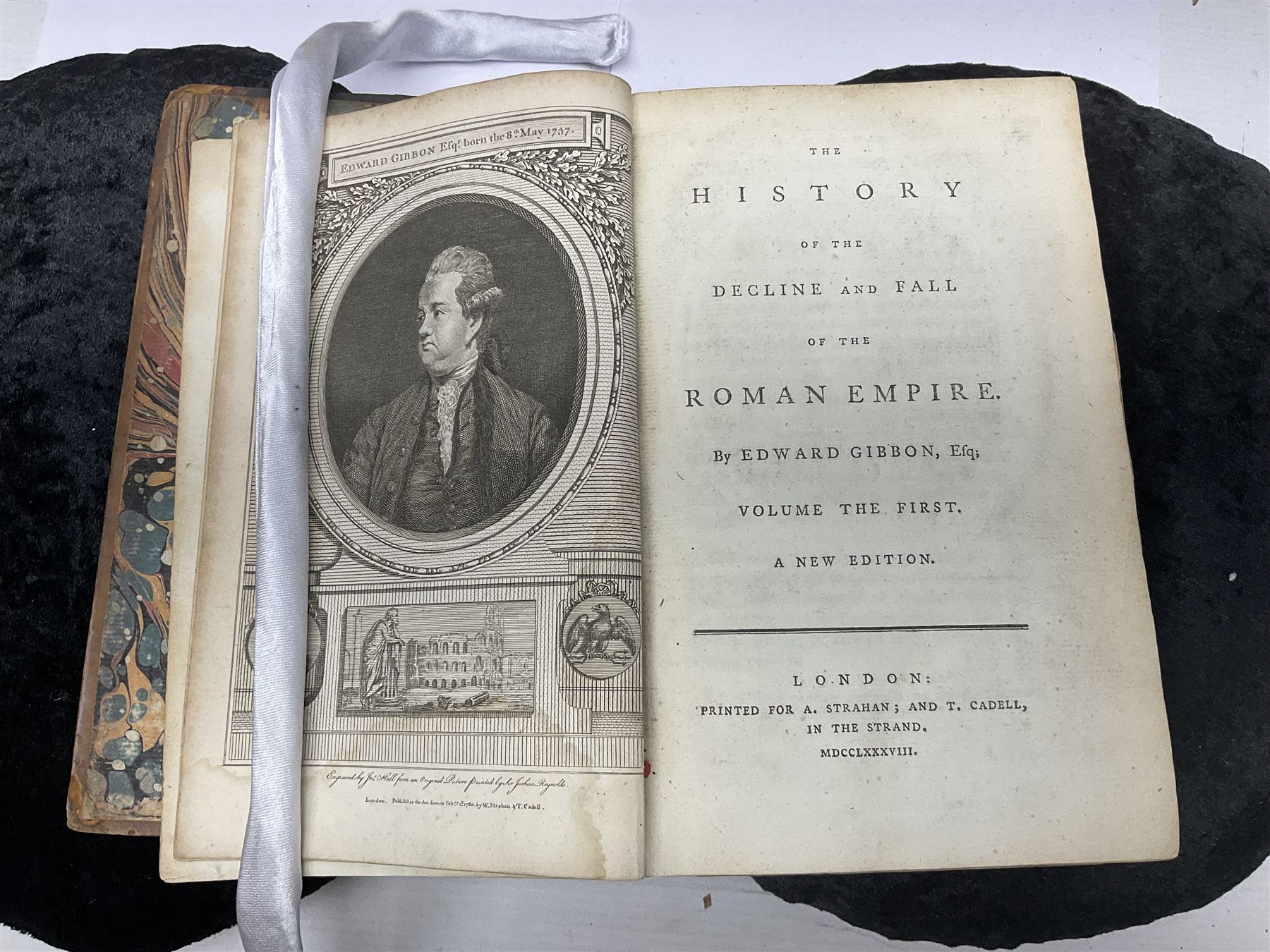 Edward Gibson; The History of the Decline of the Roman Empire, new edn in Twelve vols, T. Cadell, London, 1788-1798