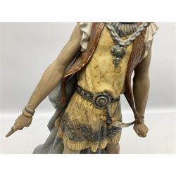 Lladro Gres figure, Othello, modelled as a man in period dress, with original box, no 13510, sculpted by Salvador Furio, year issued 1978, year retired 1981, H47cm