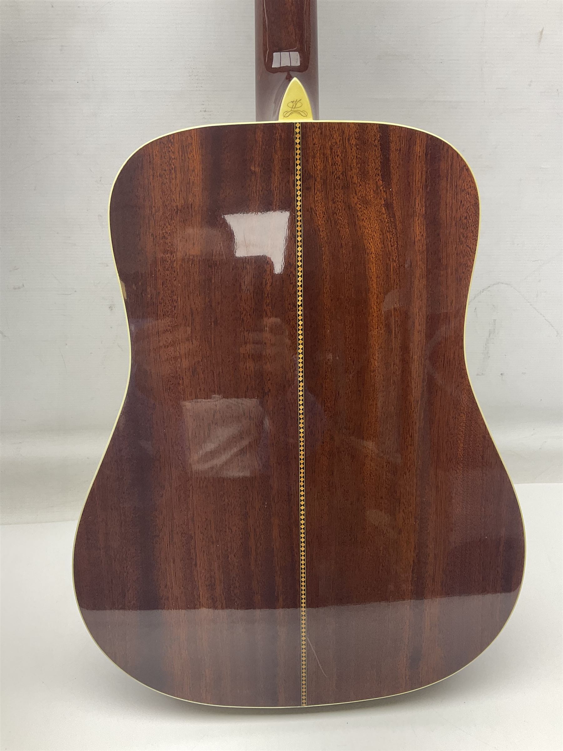 Washburn 12 - string acoustic guitar, model D10S12; serial no.G02052845; L107cm; in CNB soft carrying case