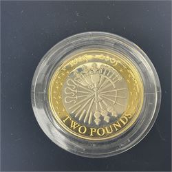 The Royal Mint United Kingdom 2005 ''400th Anniversary of the Gunpowder Plot' silver proof piedfort two pound coin, cased with certificate